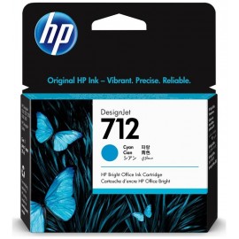 Картридж струйный HP 712 | 3ED67A голубой 29 мл