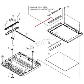 Направляющая стекла экспонирования Kyocera 302M517020