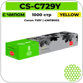 Картридж лазерный Cactus CS-C729Y желтый 1000 стр