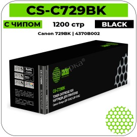 Картридж лазерный Cactus CS-C729BK черный 1200 стр