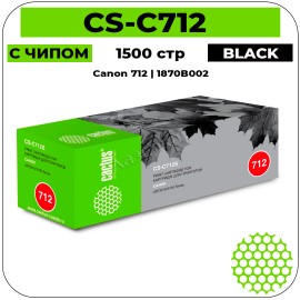 Картридж лазерный Cactus CS-C712S черный 1500 стр