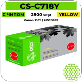 Картридж лазерный Cactus CS-C718Y желтый 2900 стр