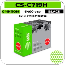 Картридж лазерный Cactus CS-C719H черный 6400 стр