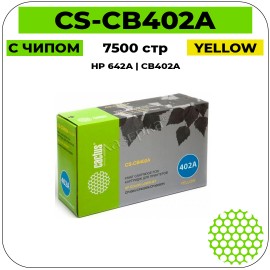 Картридж лазерный Cactus CS-CB402AV желтый 7500 стр