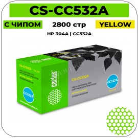 Картридж лазерный Cactus CS-CC532A желтый 2800 стр