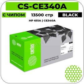 Картридж лазерный Cactus CS-CE340AV черный 13500 стр