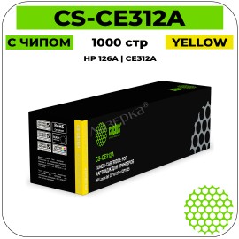 Картридж лазерный Cactus CS-CE312A желтый 1000 стр