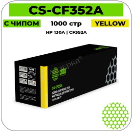 Картридж лазерный Cactus CS-CF352A желтый 1000 стр