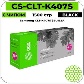Картридж лазерный Cactus CS-CLT-K407S черный 1500 стр
