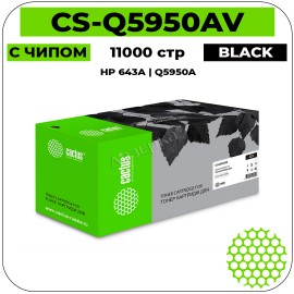 Картридж лазерный Cactus CS-Q5950AV черный 11000 стр