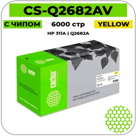 Картридж лазерный Cactus CS-Q2682AV желтый 6000 стр