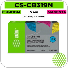 Картридж струйный Cactus CS-CB319N(CS-CB319) пурпурный 6 мл