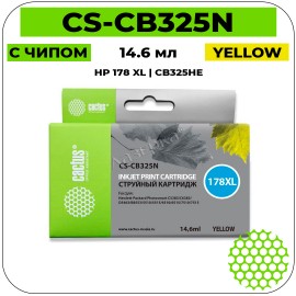 Картридж струйный Cactus CS-CB325N(CS-CB325) желтый 14,6 мл