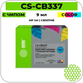 Картридж струйный Cactus CS-CB337 цветной 9 мл