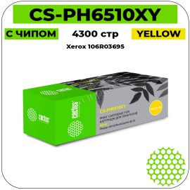 Картридж лазерный Cactus CS-PH6510XY желтый 4300 стр