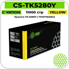 Картридж лазерный Cactus CS-TK5280Y желтый 11000 стр