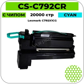 Картридж лазерный Cactus-PR CS-C792CR голубой 20000 стр