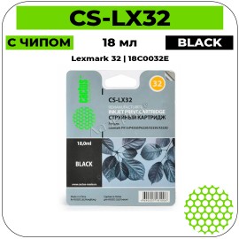 Картридж струйный Cactus-PR CS-LX32 черный 18 мл