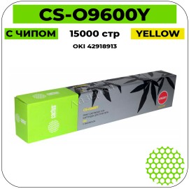 Картридж лазерный Cactus CS-O9600Y желтый 15000 стр
