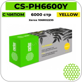 Картридж лазерный Cactus CS-PH6600Y желтый 6000 стр