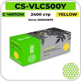 Картридж лазерный Cactus CS-VLC500Y желтый 2400 стр