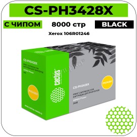 Картридж лазерный Cactus CS-PH3428X черный 8000 стр