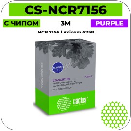 Картридж матричный Cactus CS-NCR7156 фиолетовый 3M знаков