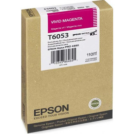 Картридж струйный Epson T6053 | C13T605300 пурпурный 110 мл