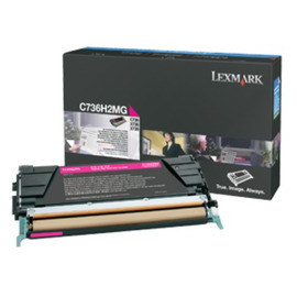 Картридж лазерный Lexmark C736H2MG пурпурный 10 000 стр