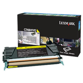 Картридж лазерный Lexmark C748H1YG желтый 10 000 стр