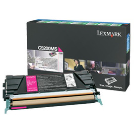 Картридж лазерный Lexmark C5200MS пурпурный 1 500 стр