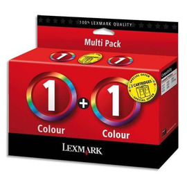 Картридж струйный Lexmark 1 | 80D2955E цветной 2 x 230 стр