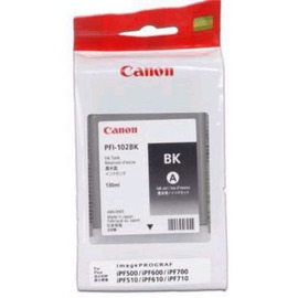 Картридж струйный Canon PFI-102BK | 0895B001 черный 130 мл