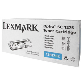 Картридж лазерный Lexmark 1361752 голубой 3 500 стр