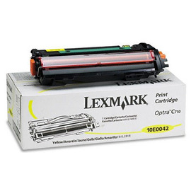 Картридж лазерный Lexmark Y 10E0042 желтый 10 000 стр