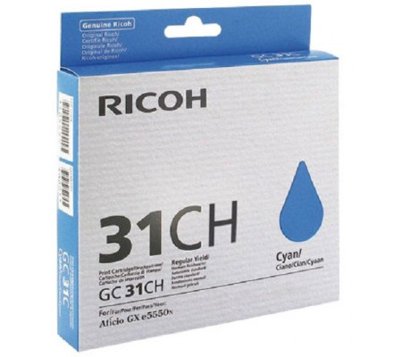 Ricoh GC31CH | 405702 картридж гелевый [405702] голубой 4 890 стр