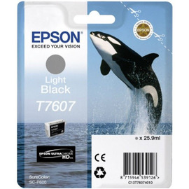 Картридж струйный Epson T7607 | C13T76074010 серый 25,9 мл