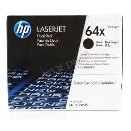 Картридж лазерный HP 64X | CC364XD черный 2 x 24000
