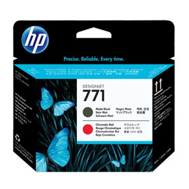 Печатающая головка HP 771 | CE017A матовый-черный + красный 12000 стр