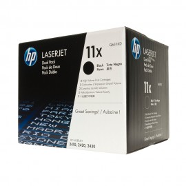 Картридж лазерный HP 11X | Q6511XD черный 2 x 12000 стр