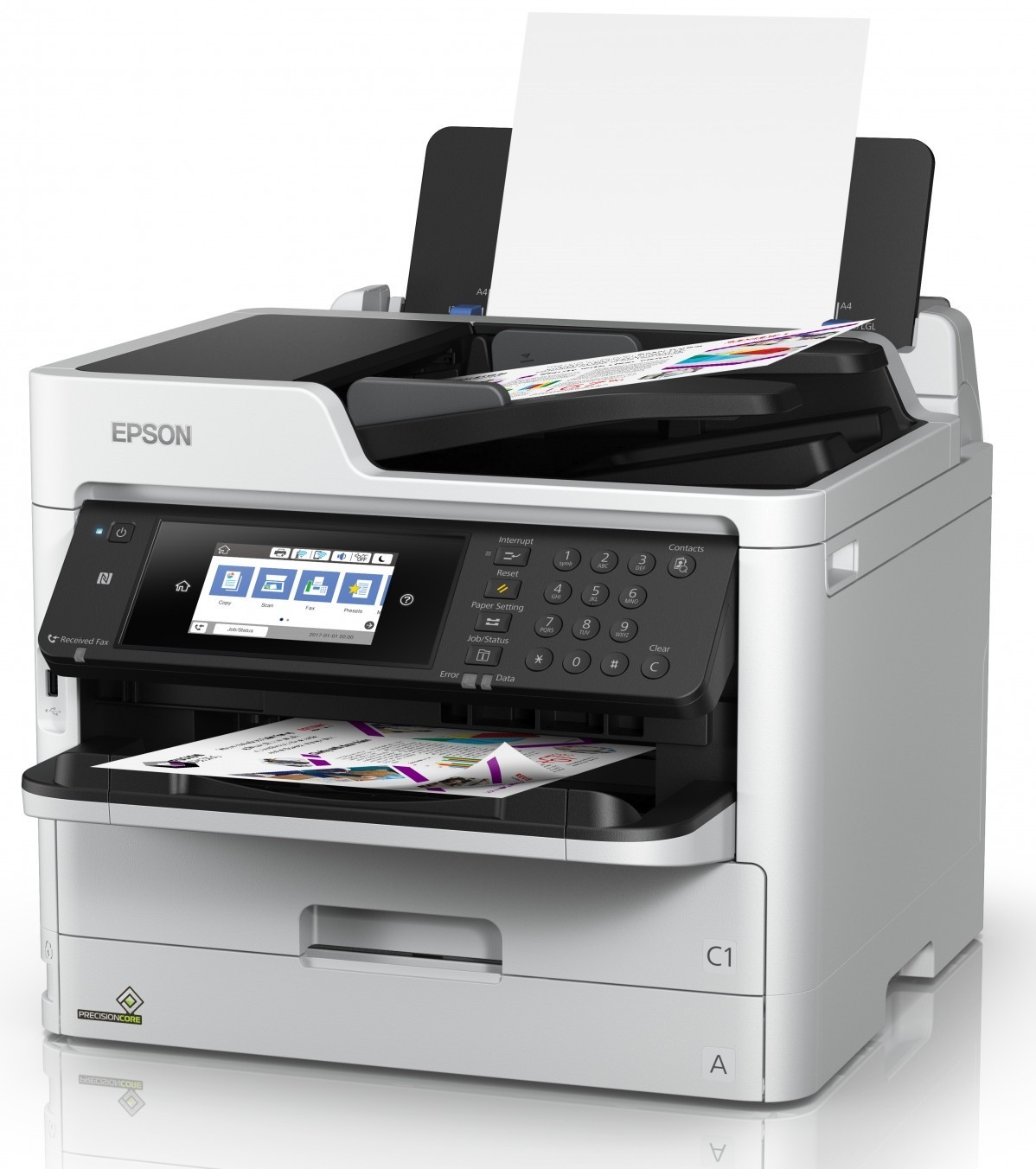 Принтер со сканером. Epson WF-c5790dwf. Epson workforce Pro WF-c5790dwf. МФУ Epson workforce Pro WF-m5799dwf. Принтер Epson WF-c5290dw.