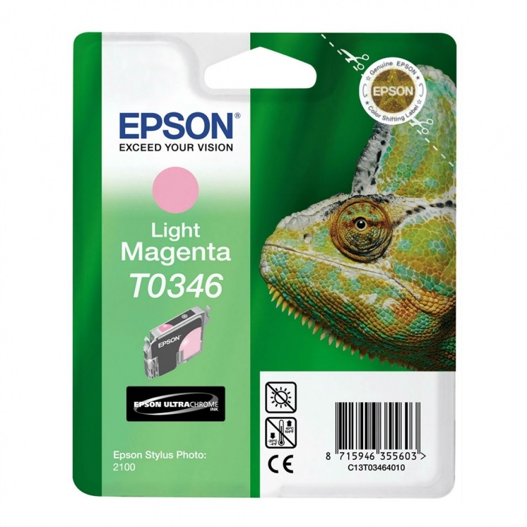 C13t Strujnyj Kartridzh T0346 Light Magenta C13t Epson Dlya Printerov Epson