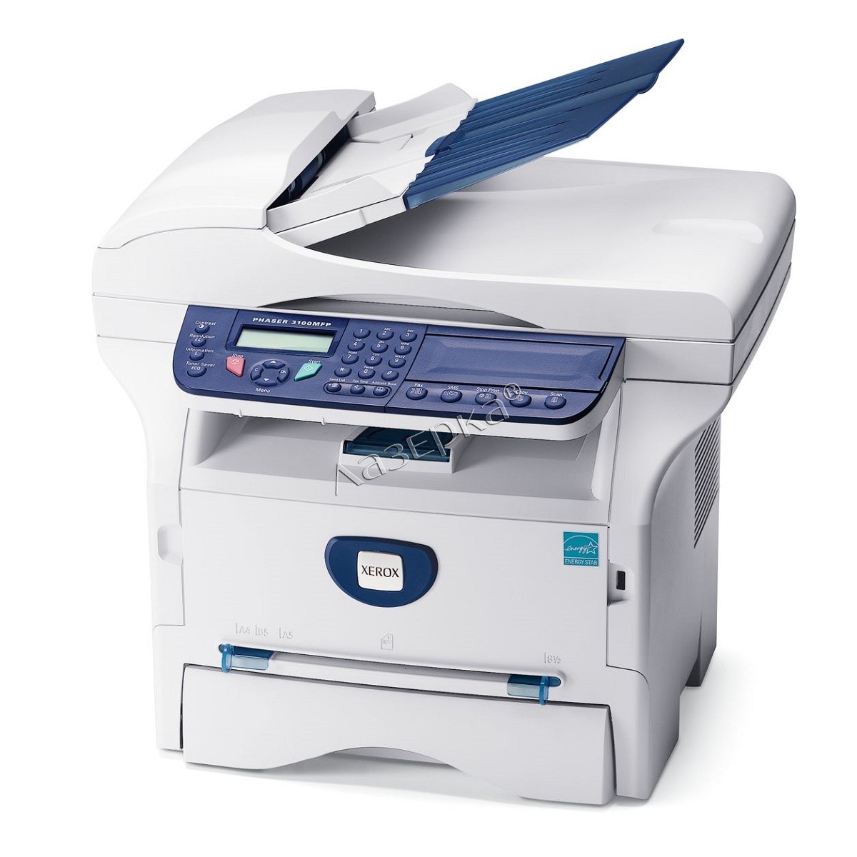 Принтер xerox phaser 3100 mfp печатает черные листы